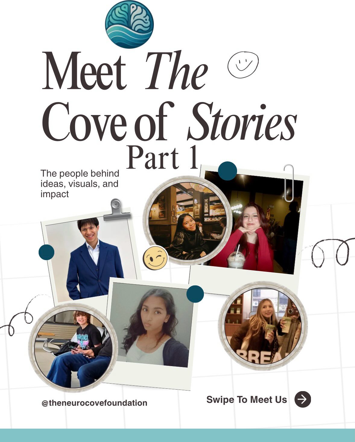 Meet the Cove of Stories illustrated team collage