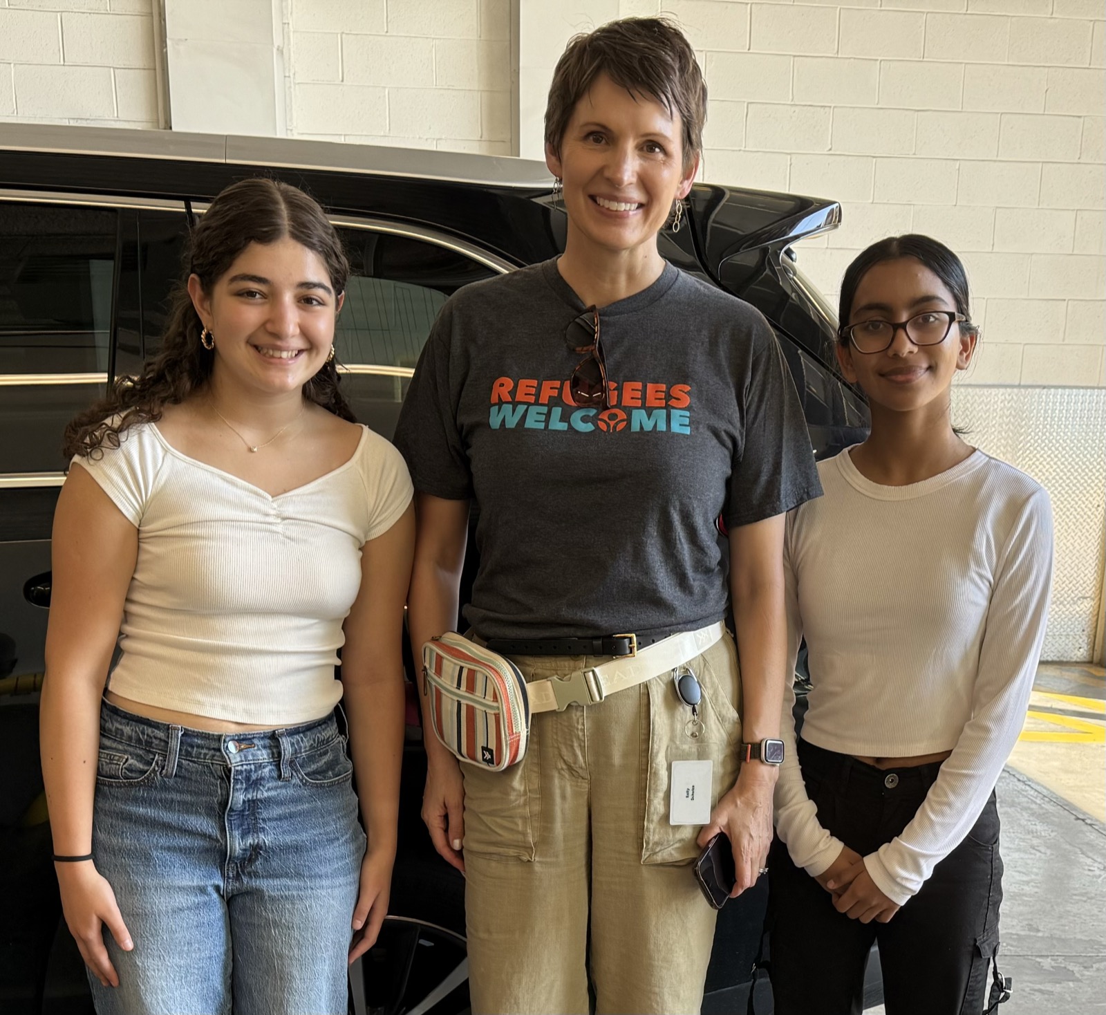 NeuroCove volunteers at a care package drive